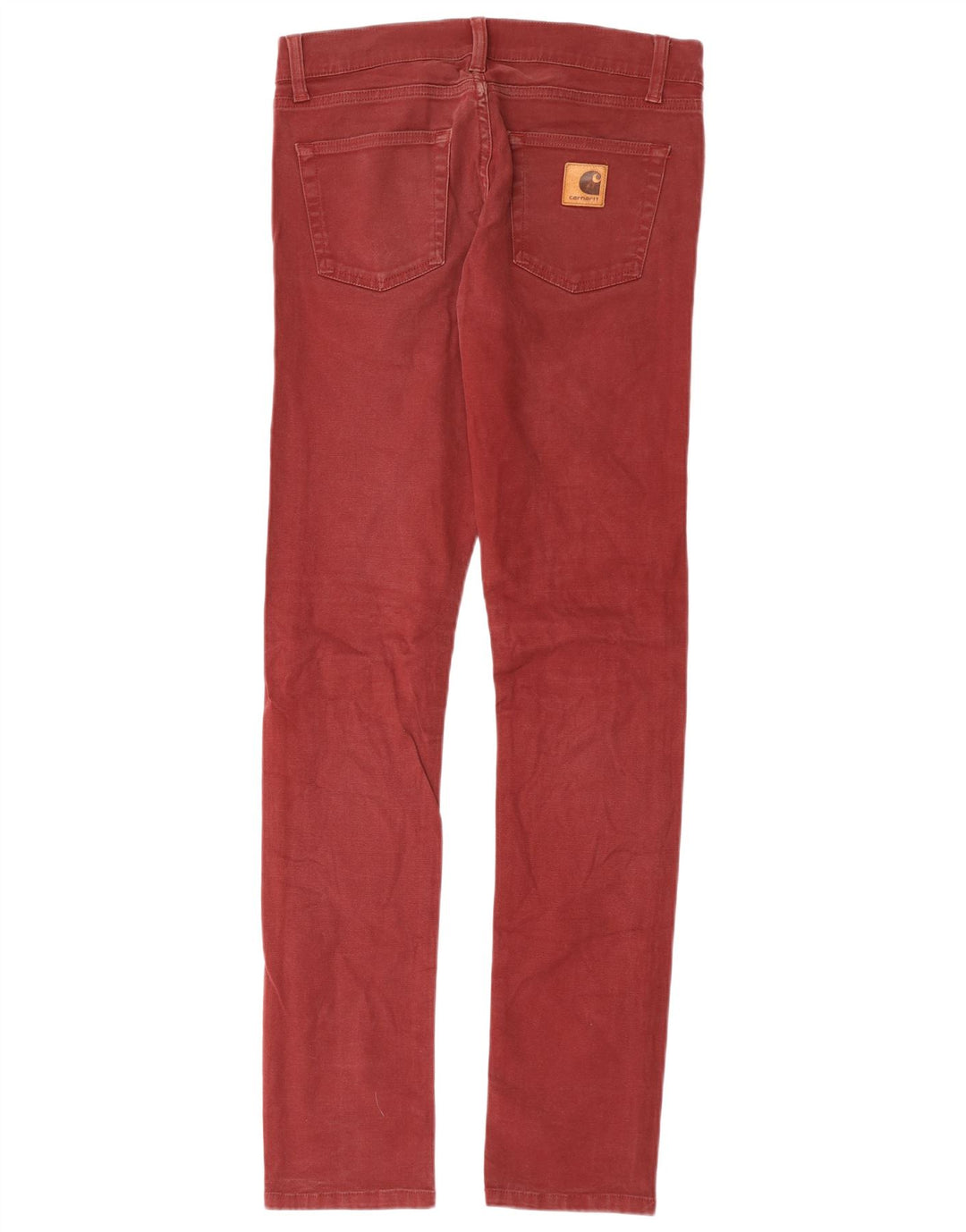 CARHARTT Pantalon décontracté slim femme W30 L34 Coton bordeaux