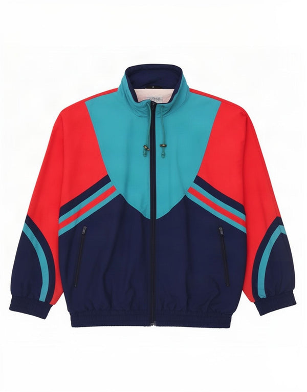Etirel Veste de Survêtement Homme IT 54 XL Bleu Marine Colorblock Nylon