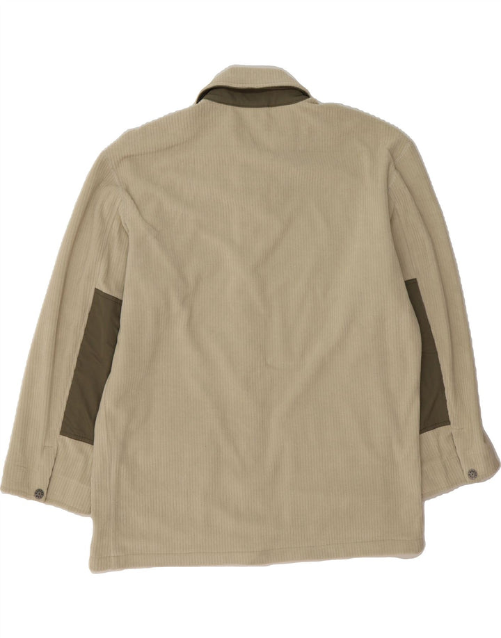MURPHY & NYE Mens Corduroy Jacket UK 44 2XL Grey Polyester Vintage Murphy & Nye and Second-Hand Murphy & Nye from Messina Hembry 