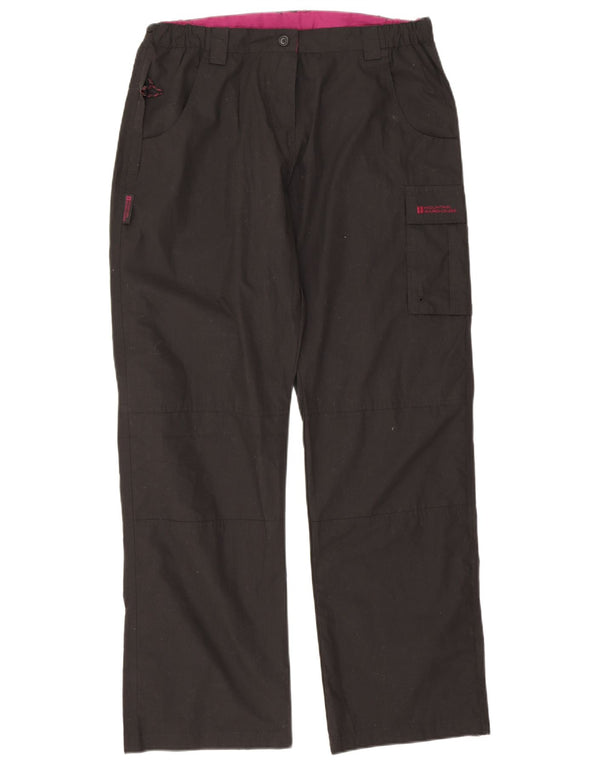 Mountain Warehouse Pantalon cargo droit pour femme UK 14 Large W32 L30 Noir