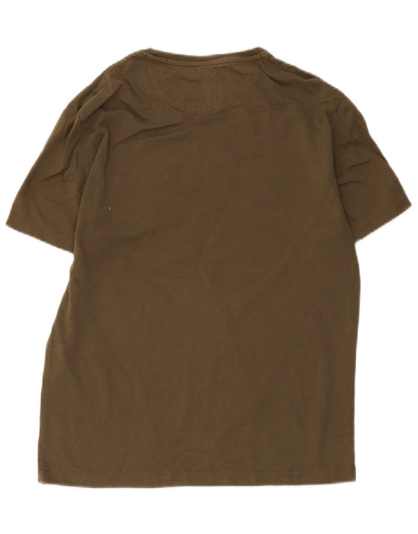 Timberland T-Shirt Slim Fit Homme Petit Kaki Coton
