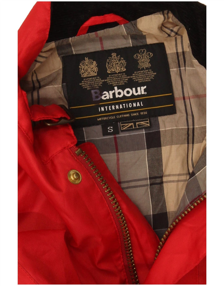 Barbour Veste Motorstyle Racer Homme UK 36 Petit Rouge