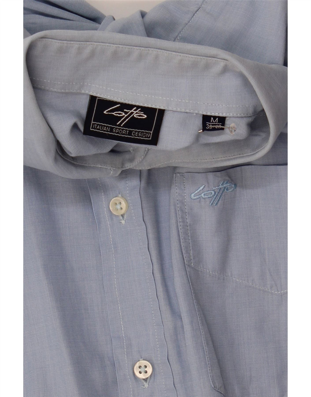 Lotto Chemise Homme Taille 39/40 Bleu Moyen