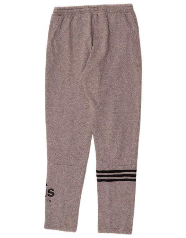 Adidas Pantalon de Survêtement Graphique Garçon 13-14 ans Gris Coton