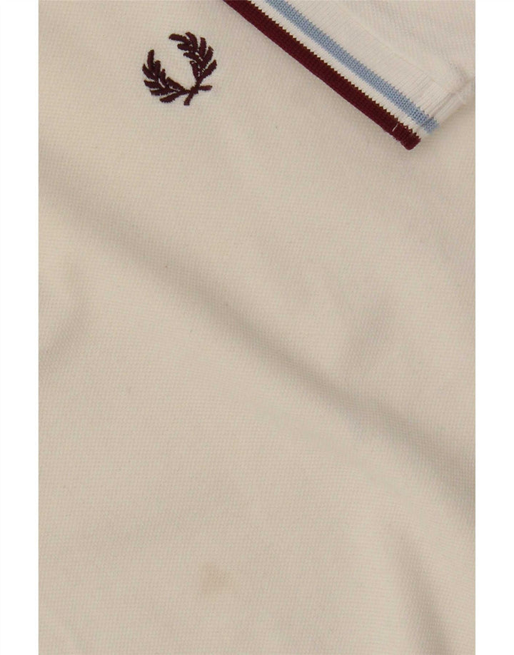 Fred Perry Polo Homme Grand Blanc Coton