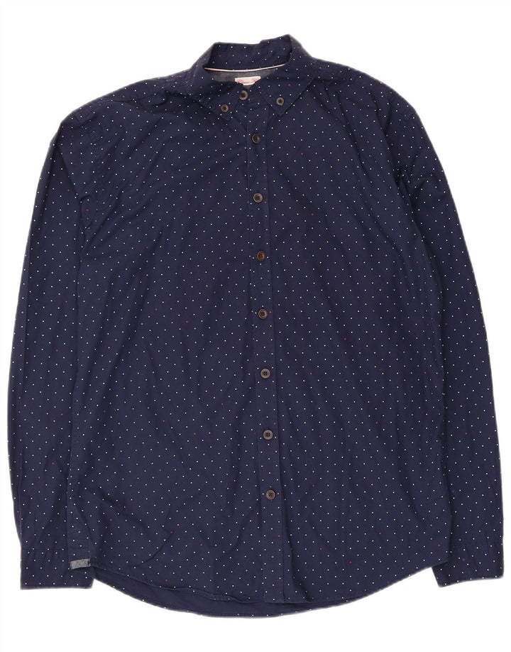 Joules Chemise Coupe Classique Homme Bleu Marine Moyen à Pois