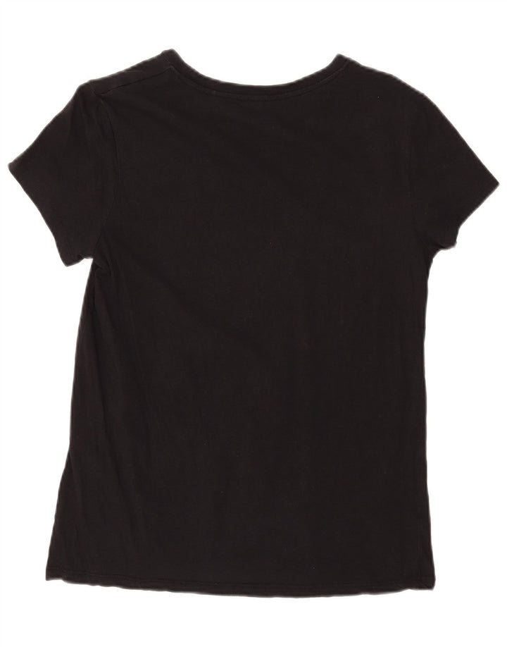 Levi's T-Shirt Graphique Femme UK 14 Noir Moyen