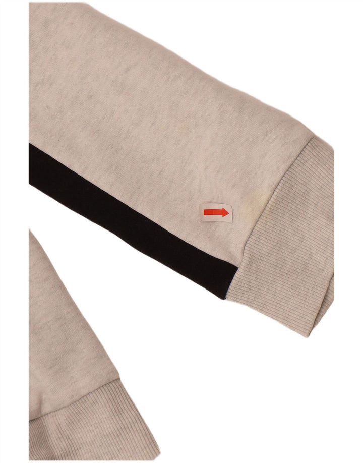 Puma Sweat à Capuche Graphic Zip Homme Gris Moyen Colourblock Cotton