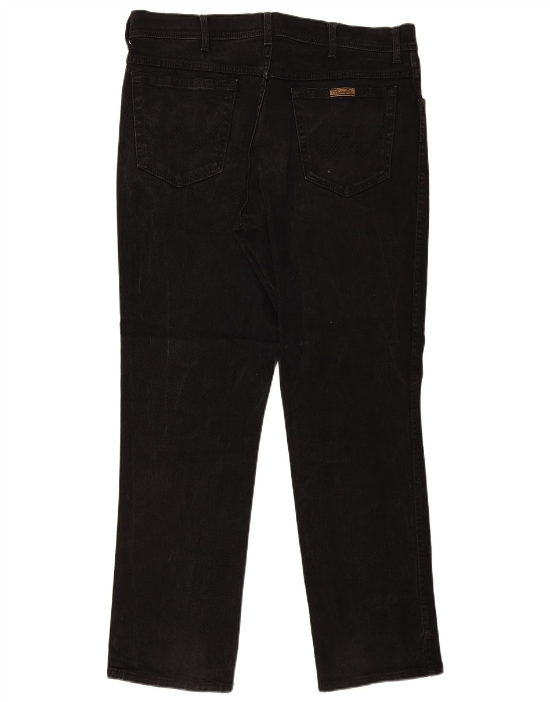 Wrangler Jean droit coupe régulière pour homme W38 L32 en coton noir