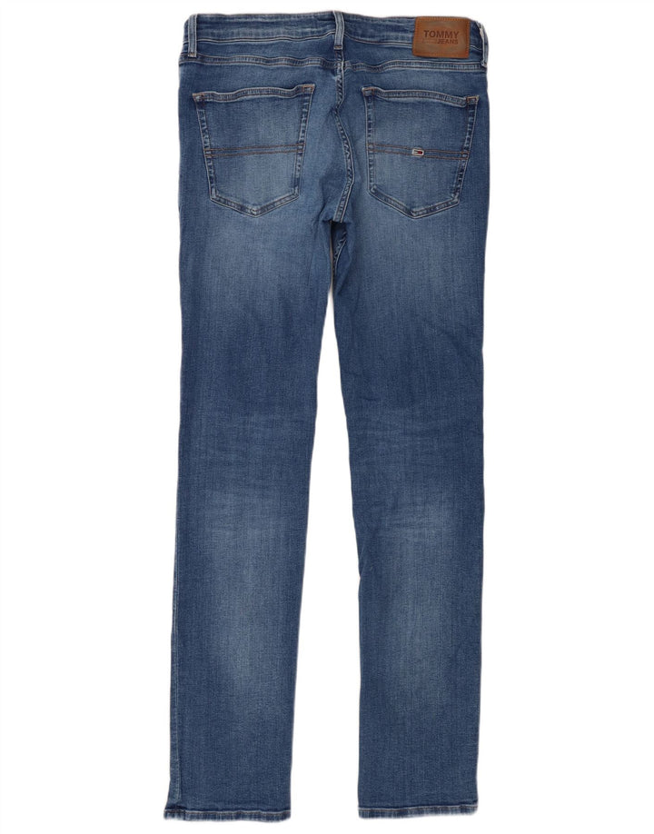 Tommy Hilfiger Jean Slim Homme W34 L34 Bleu Coton