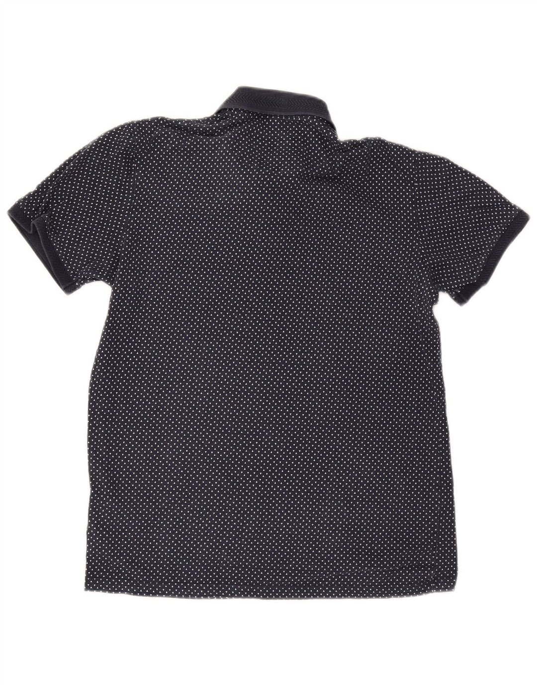 Ted Baker Polo Homme Taille 3 Bleu Marine Moyen Coton Tacheté