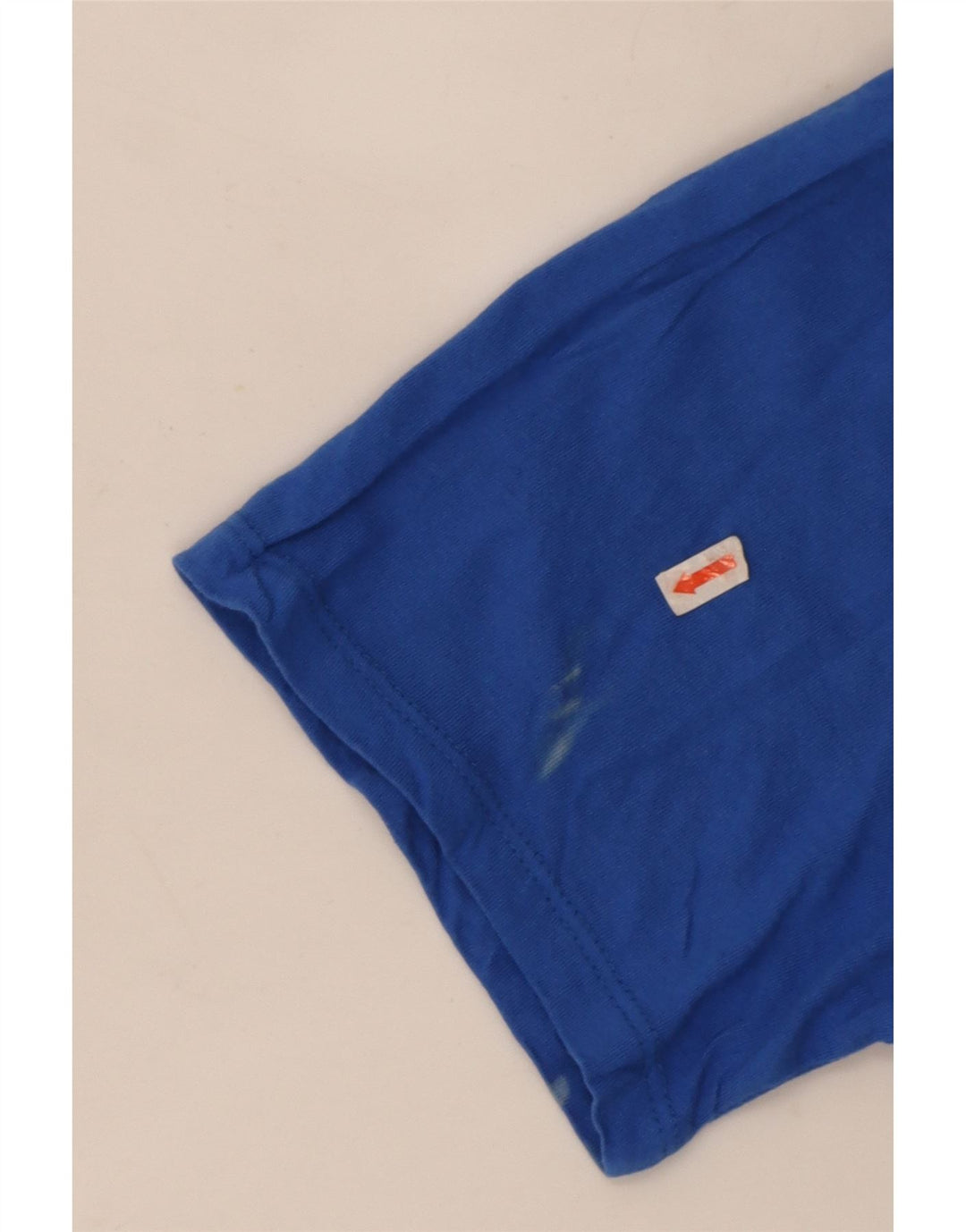 Nike T-shirt coupe athlétique pour homme, grand, bleu, coton