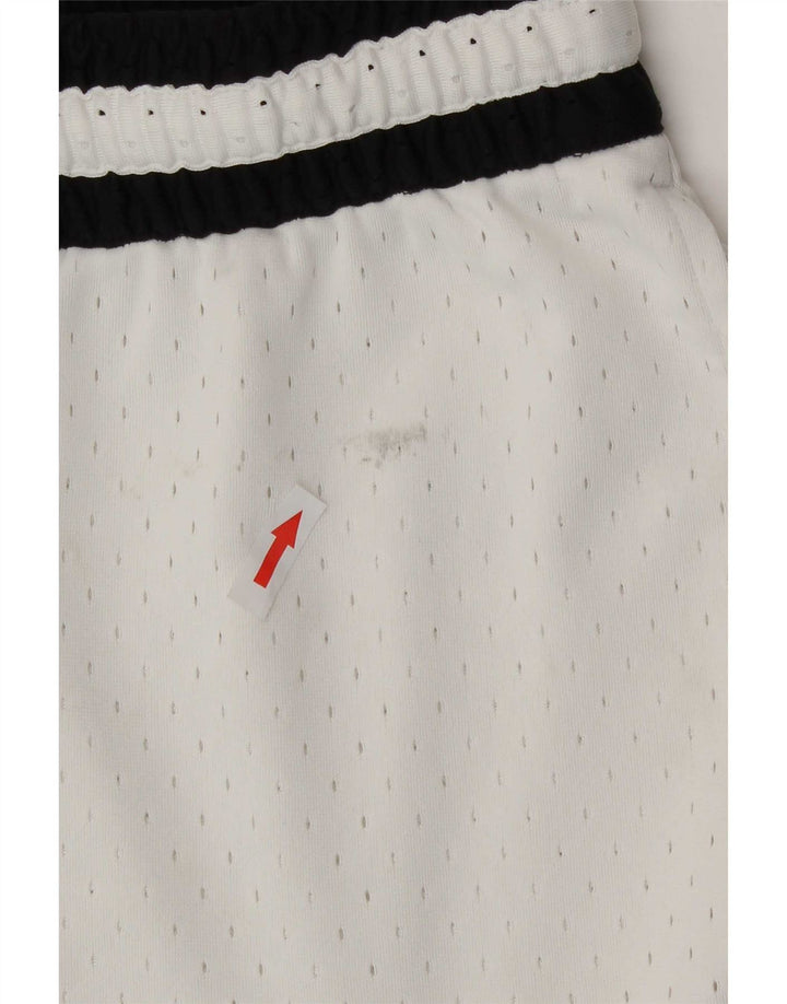 Jordan Short de sport Dri Fit Graphic pour homme en polyester color block blanc moyen