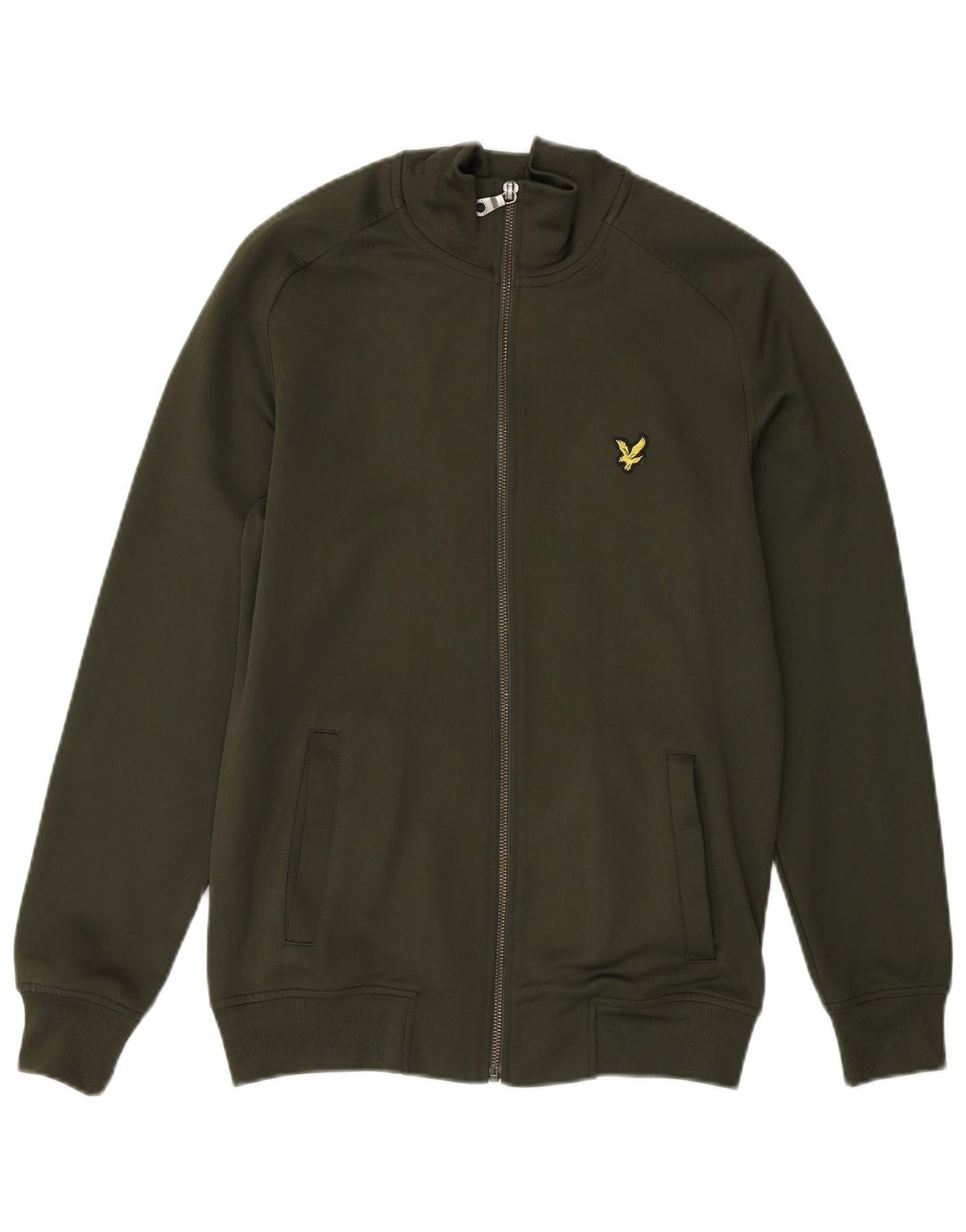 LYLE & SCOTT Veste de survêtement pour femme UK 6 XS Kaki Polyester