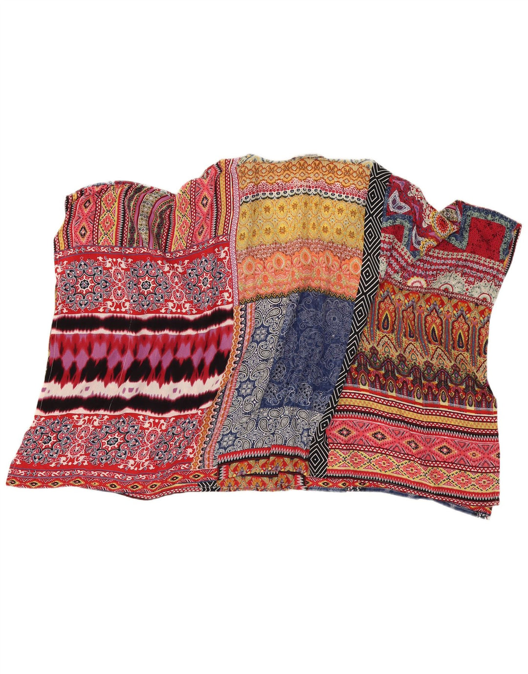 DESIGUAL Chemisier surdimensionné pour femme UK 44 Medium Multicolore Paisley