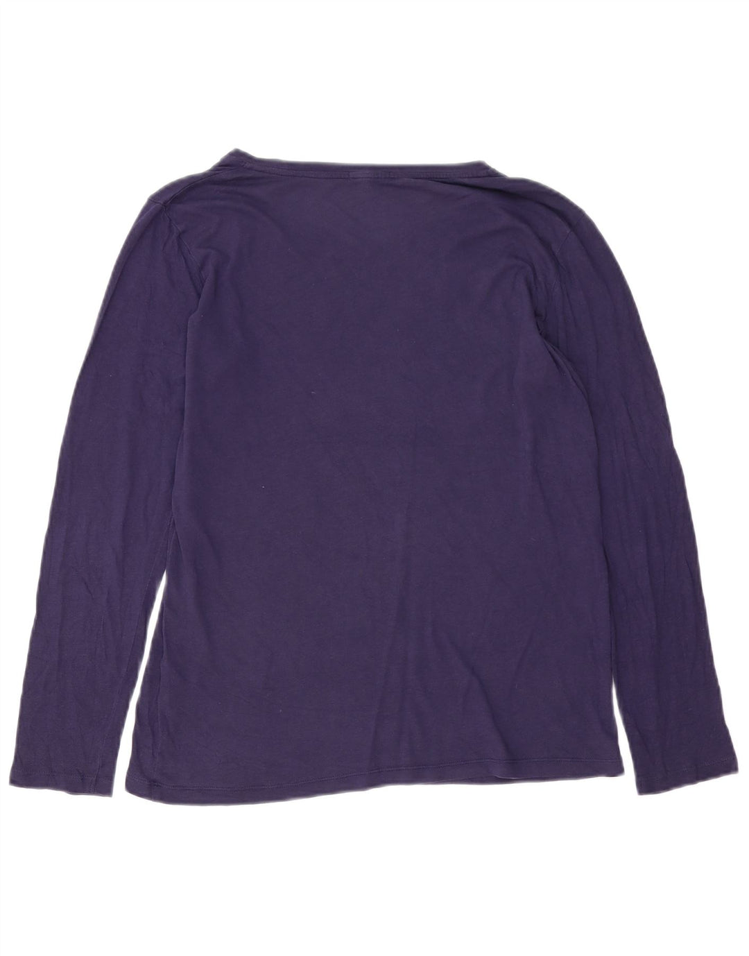 JIGSAW Haut Femme Manches Longues UK 44 Moyen Bleu Marine Modal