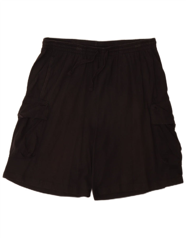 ZARA Short Cargo Homme XL W34 Noir