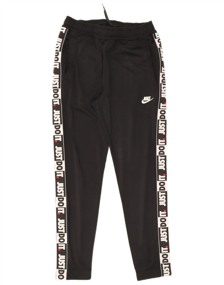 Nike Pantalon de survêtement graphique pour homme Small Noir Polyester