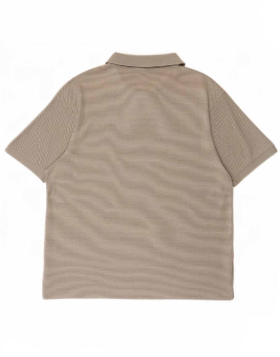 Zara Polo Homme Large Gris Rayure Coton