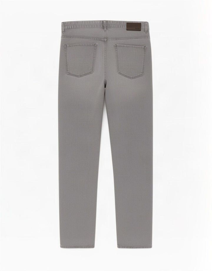 Hugo Boss Jean droit W36 L34 gris coton homme