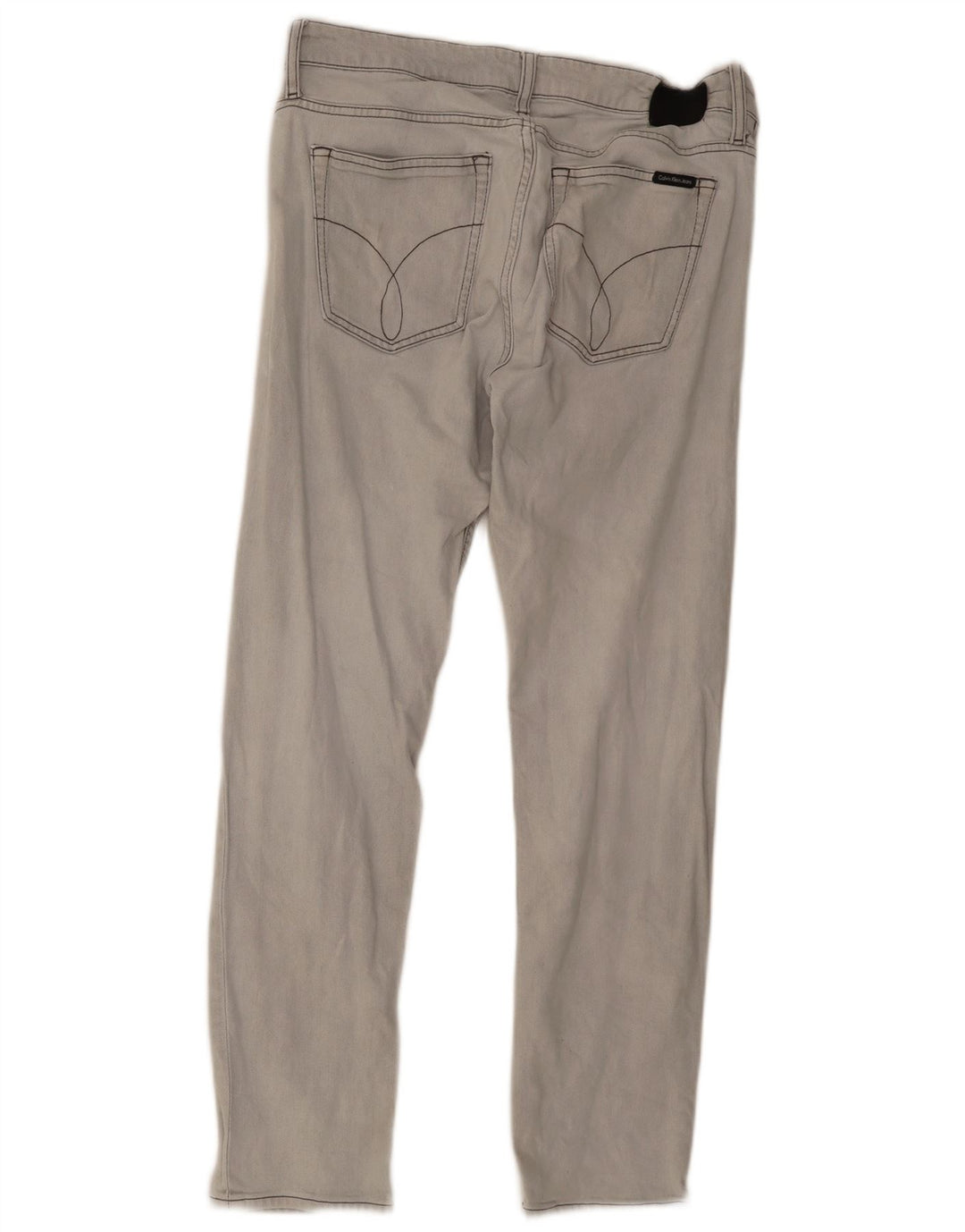 Calvin Klein Jean Slim Homme W36 L32 Gris Coton