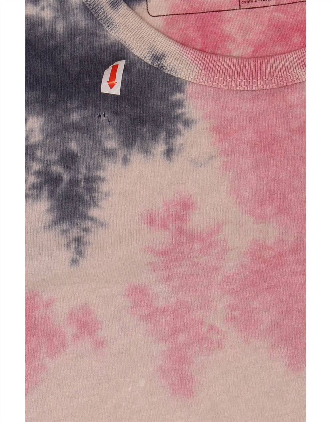 VANS T-Shirt Homme Top XL Rose Tie Dye Coton