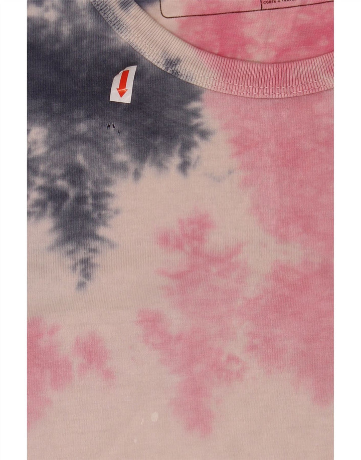 VANS T-Shirt Homme Top XL Rose Tie Dye Coton