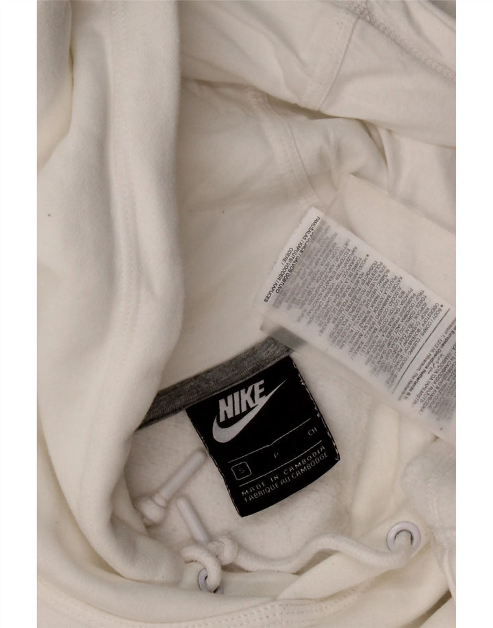 Nike Pull à capuche pour homme Petit coton blanc