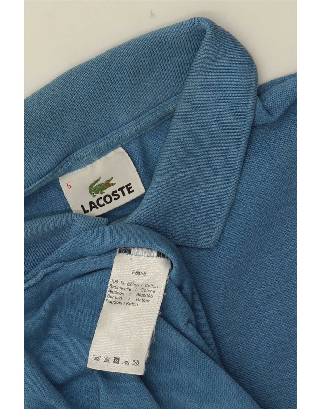 Lacoste Polo Homme Taille 5 Grand Bleu Coton