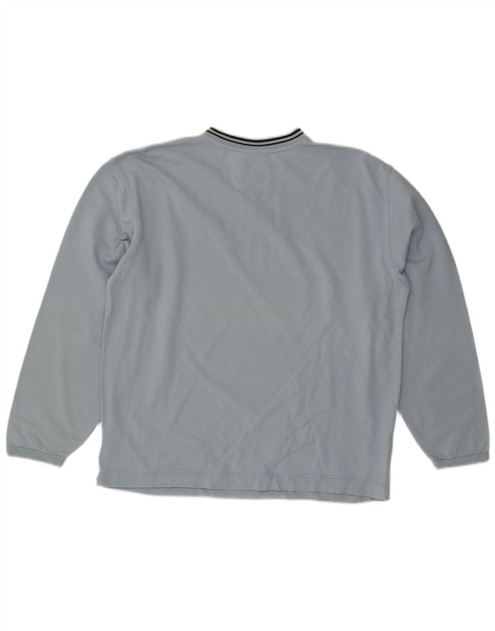 PUMA Sweat-shirt pour homme en coton bleu Taille L