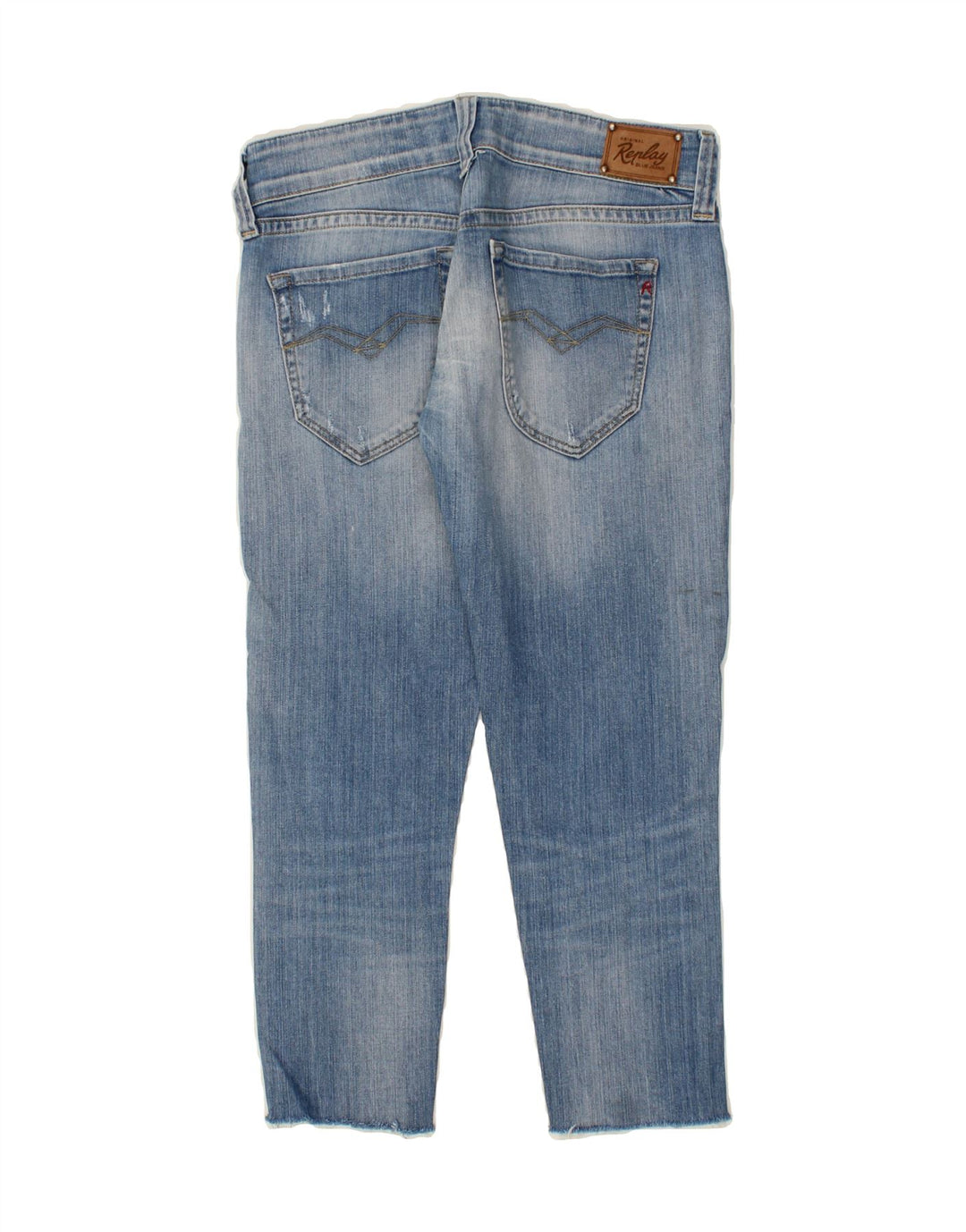 REPLAY Womens Tapered Jeans W29 L24 Blue Cotton Vintage Replay and Second-Hand Replay from Messina Hembry 