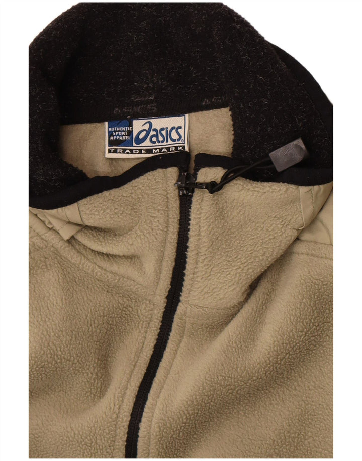 Asics Veste polaire pour homme UK 44 2XL Kaki Colourblock