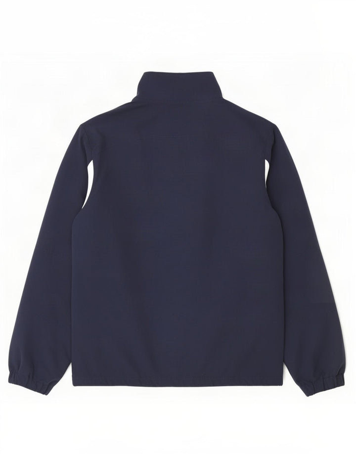 Fila Veste de survêtement pour homme Large Bleu Marine Colorblock Polyester
