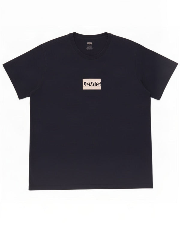 Levi's T-Shirt Graphique Coupe Standard Homme Bleu Marine 2XL Coton