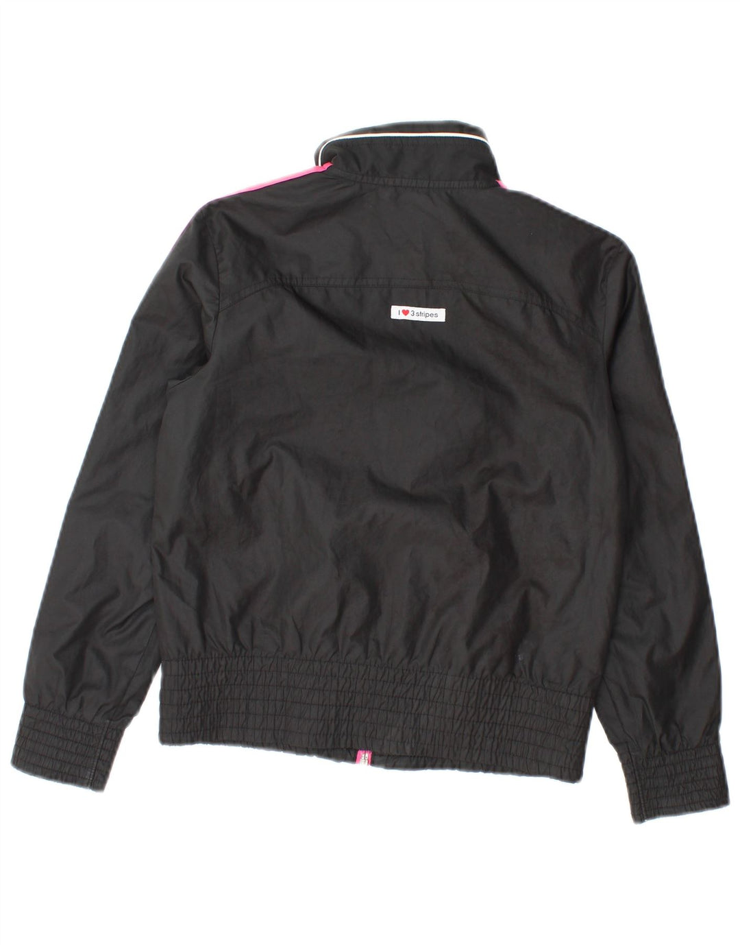 Adidas Veste de Survêtement Graphique Fille 9-10 Ans Noir Polyester