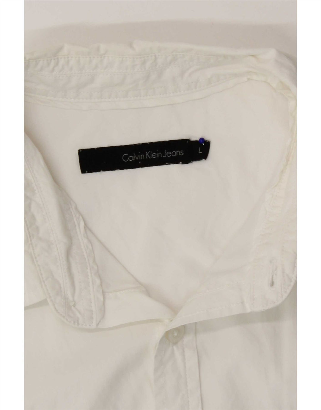 Calvin Klein Jeans Chemise à manches courtes pour homme Grand Blanc