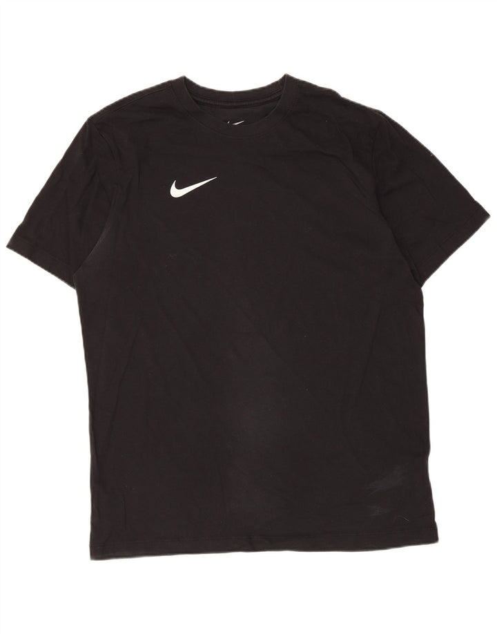 Nike T-shirt Dri Fit pour homme en coton noir moyen