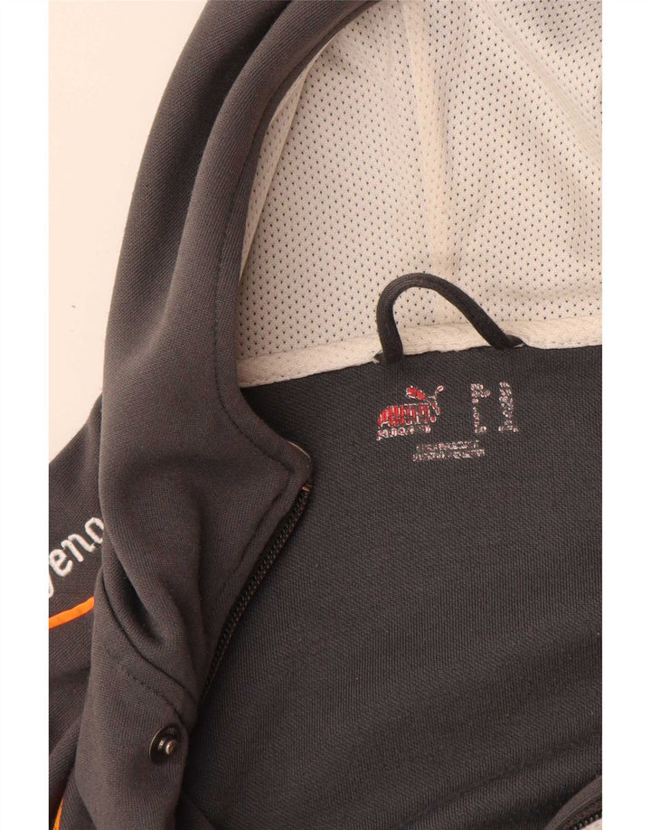 Puma Sweat à capuche zippé garçon 12-13 ans Gris Polyester