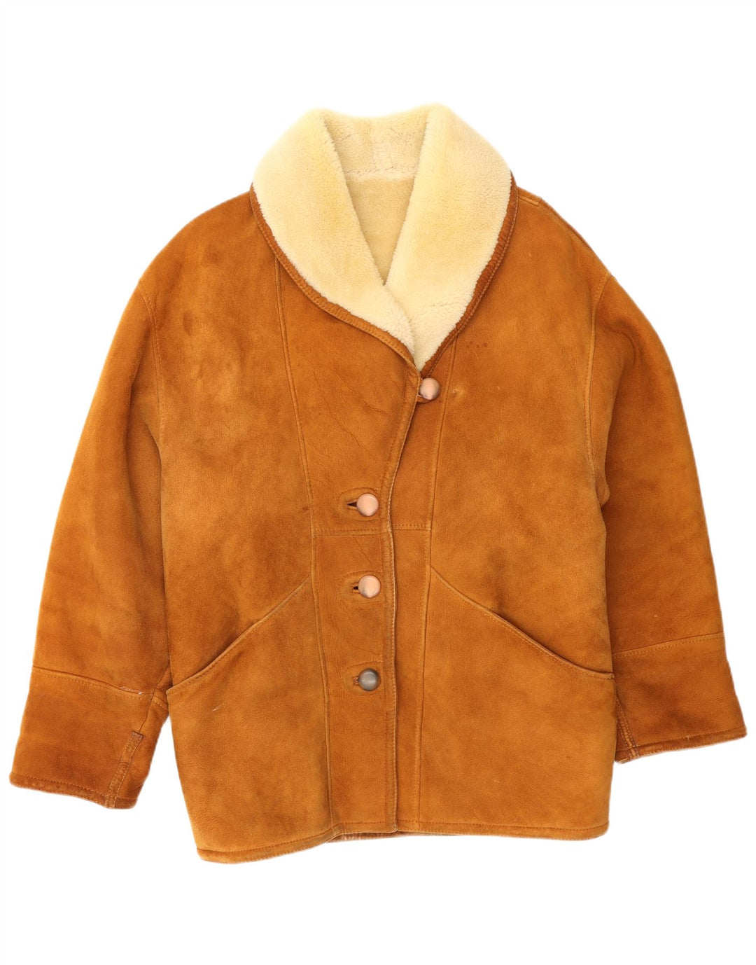 Umberto Olivieri Veste surdimensionnée pour femme IT 40 Small Marron