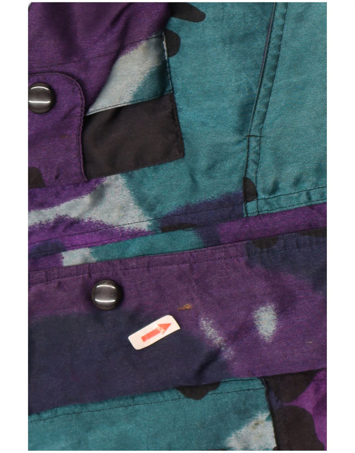 Gil Bret Veste matelassée surdimensionnée à capuche pour femme UK 20 2XL Violet Camouflage