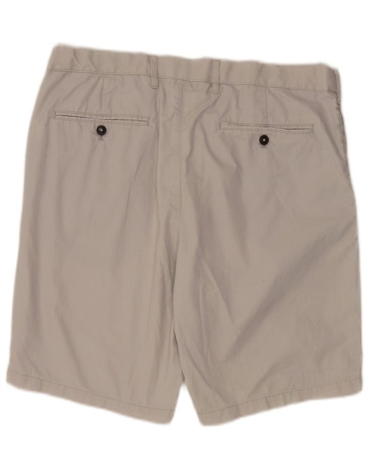 Marks & Spencer Short Chino Homme W36 Grand Gris Coton