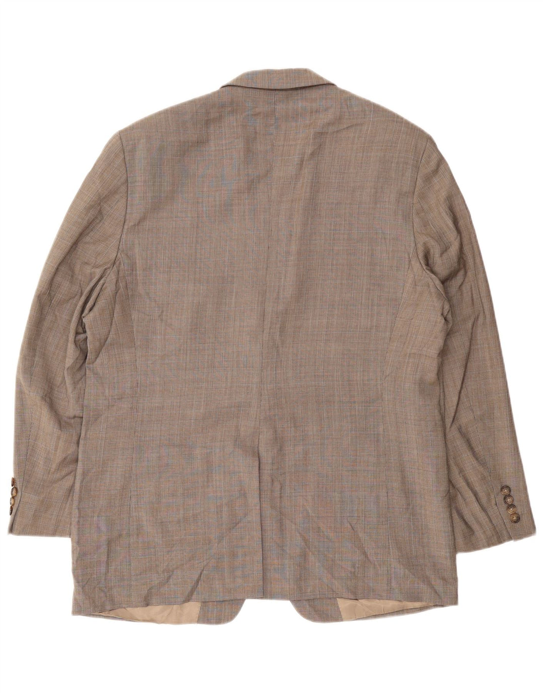 RALPH LAUREN Veste blazer à 2 boutons pour homme UK 40 Grand carreaux gris