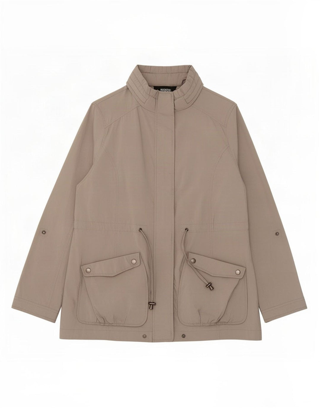 M&Co Veste Parka à capuche pour femme UK 12 Gris moyen Polyester