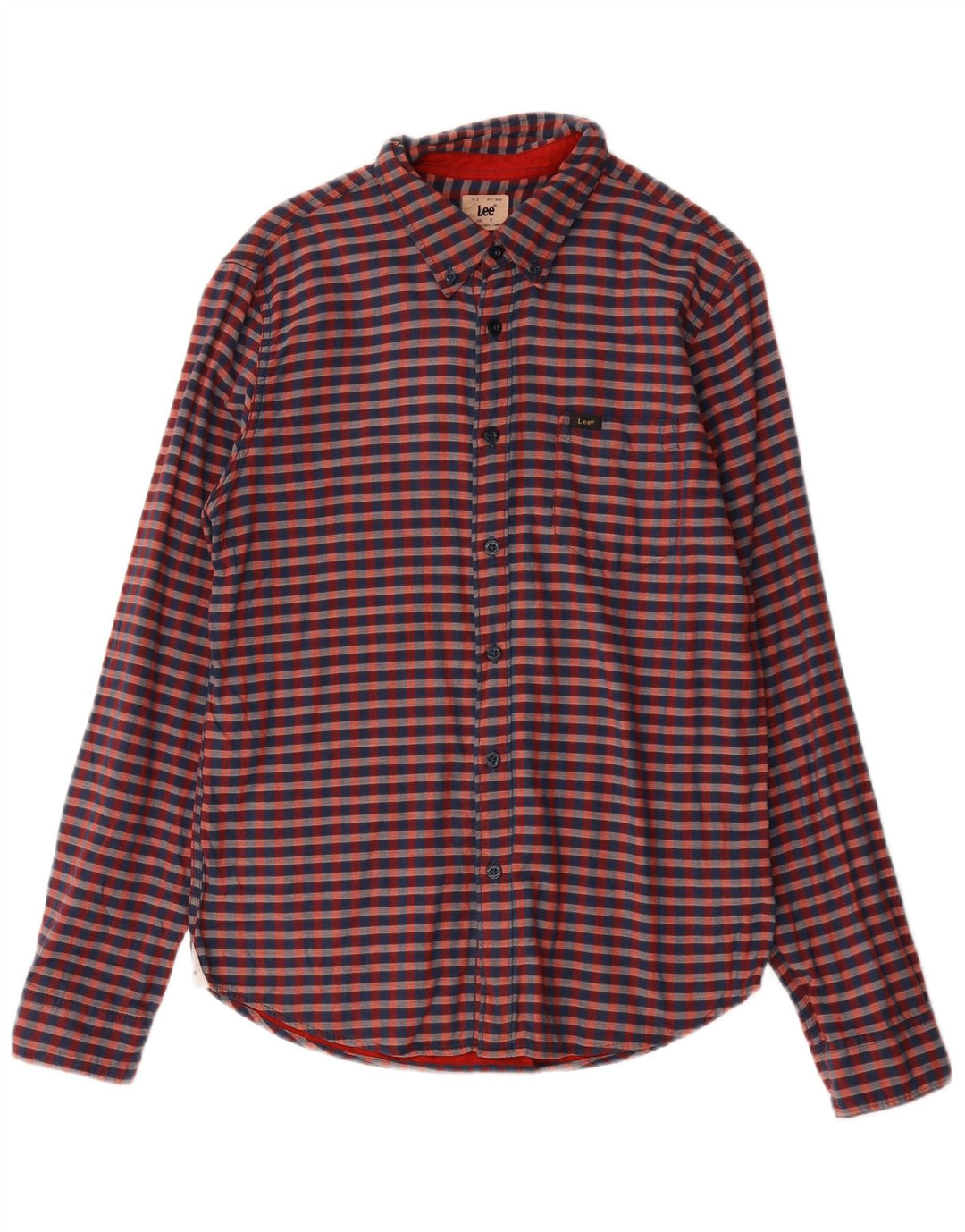 Lee Chemise Homme Petit Vichy Rouge Coton