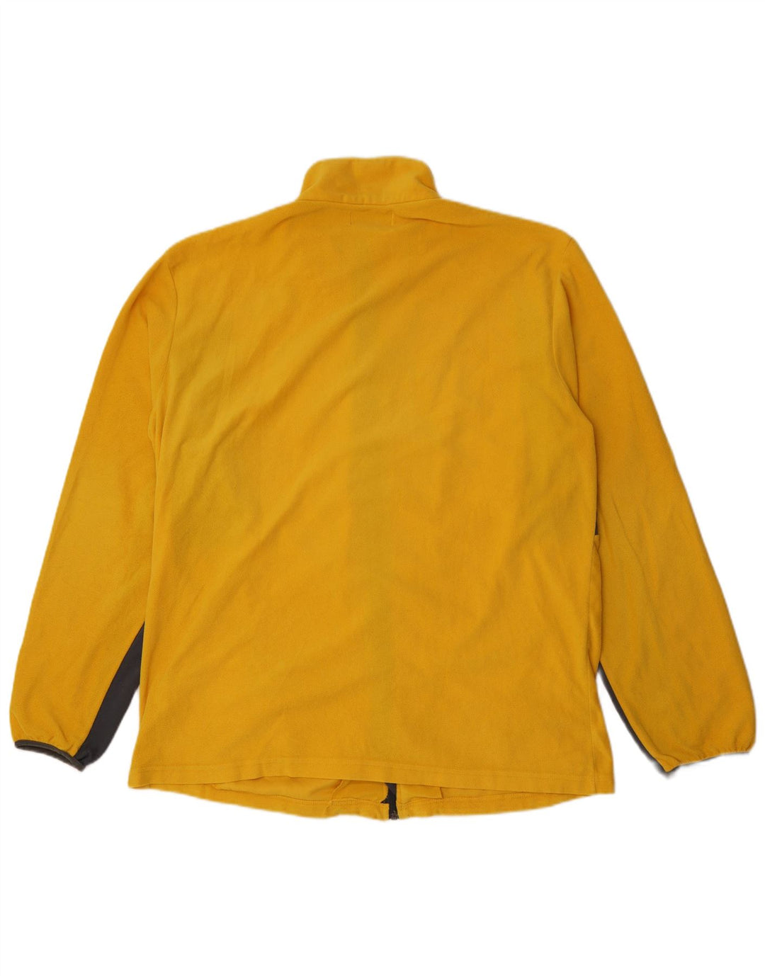 Kappa Veste Polaire Homme UK 44 2XL Jaune Colorblock Polyester