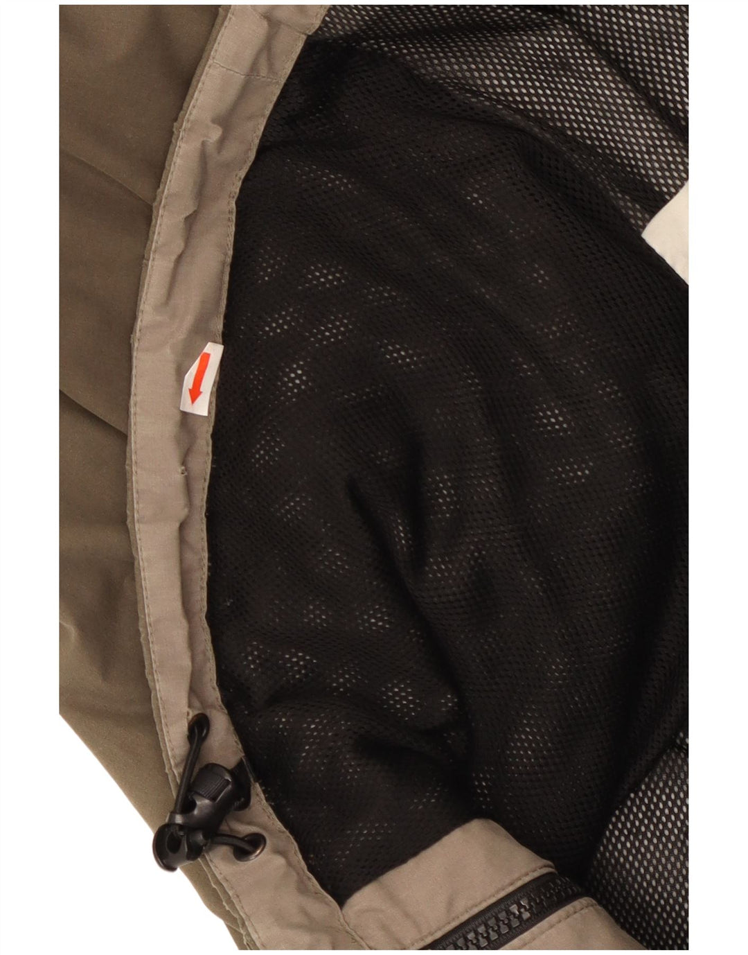 Jack Wolfskin Veste coupe-vent à capuche pour homme UK 36/38 Beige moyen