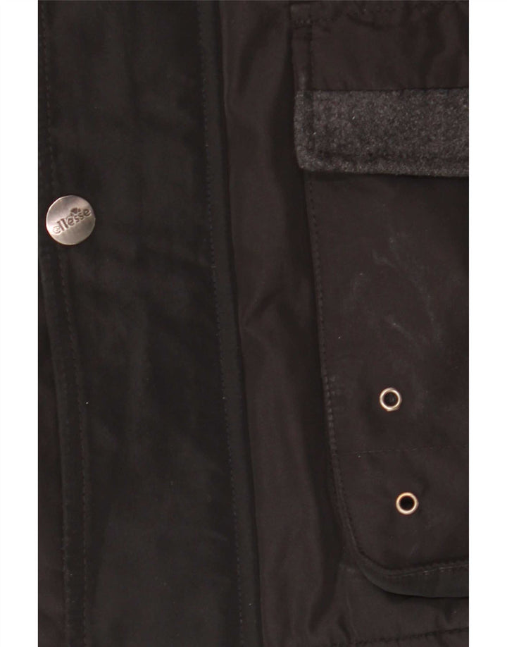 Ellesse Veste utilitaire pour homme UK 42 XL Noir