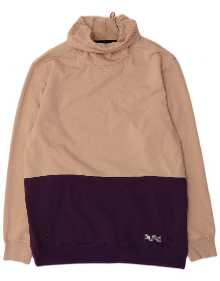 DC Sweat-Shirt Homme Beige Moyen Colourblock