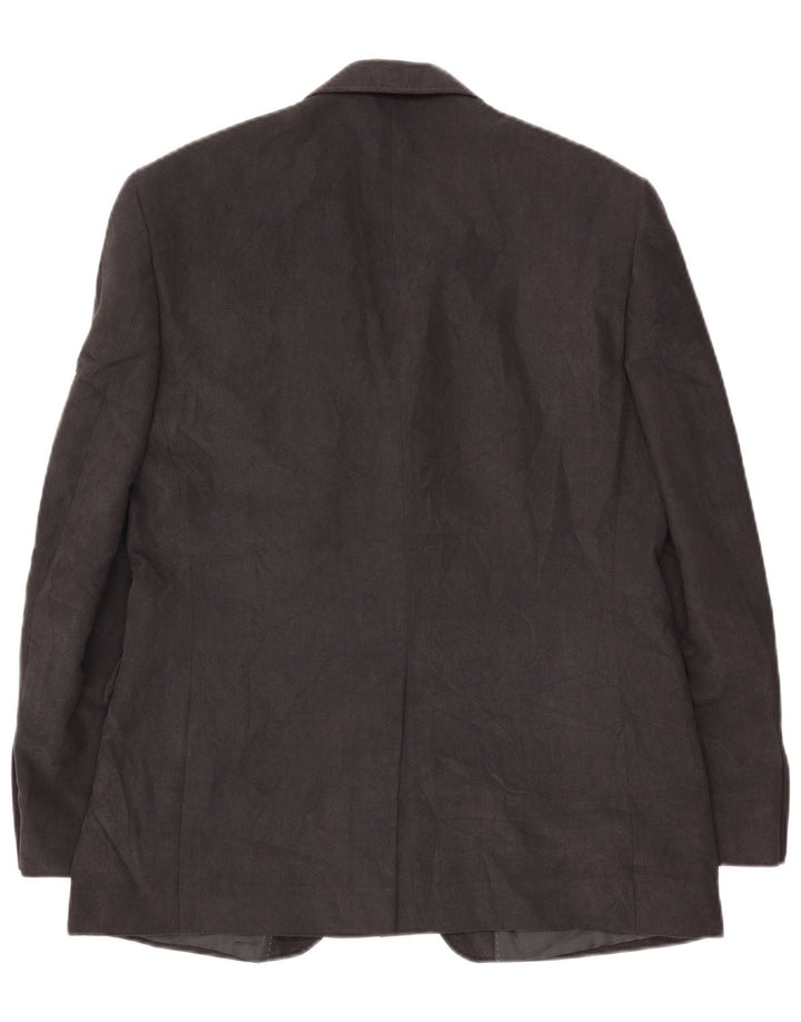 Marks & Spencer Veste blazer coupe régulière à 2 boutons pour homme UK 40 Large Gris