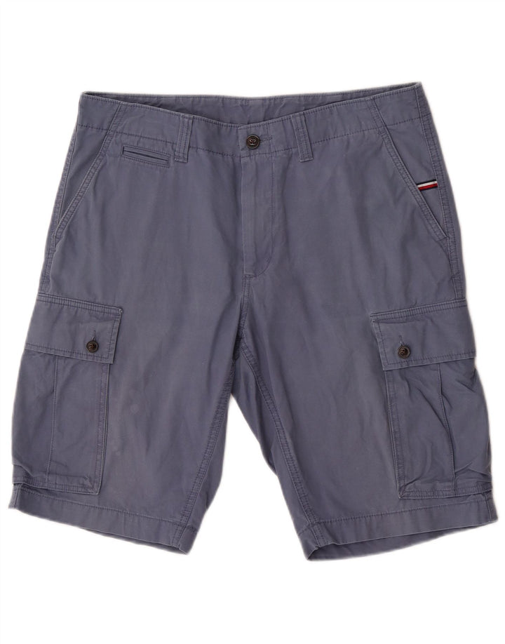 Tommy Hilfiger Short cargo pour homme W34 en coton bleu marine Taille L